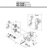 Shimano RD Rear Derailleur - Schaltwerk Ersatzteile RD-3400
