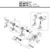 Shimano RD Rear Derailleur - Schaltwerk Ersatzteile RD-M770-2705