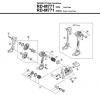 Shimano RD Rear Derailleur - Schaltwerk Ersatzteile RD-M771-2706
