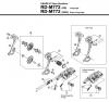 Shimano RD Rear Derailleur - Schaltwerk Ersatzteile RD-M772-2707B