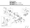 Shimano RD Rear Derailleur - Schaltwerk Ersatzteile RD-M972-2758B