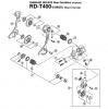 Shimano RD Rear Derailleur - Schaltwerk Ersatzteile RD-T400-S
