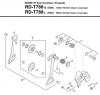 Shimano RD Rear Derailleur - Schaltwerk Ersatzteile RD-T780-3181