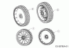 MTD 53 SPOES 12AEPYS7600 (2016) Spareparts Wheels