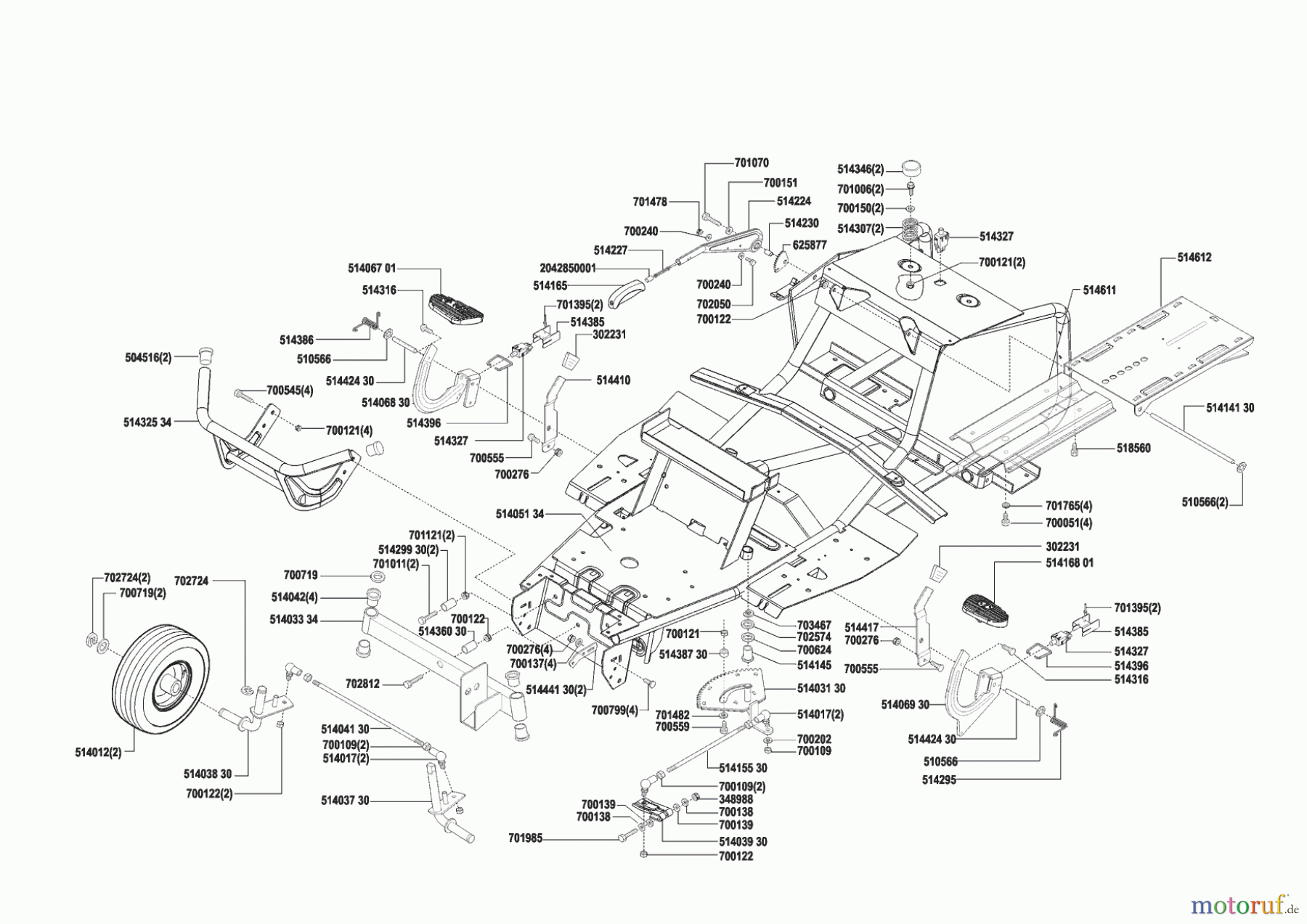 Concord Gartentechnik Rasentraktor T12-85 Seite 2