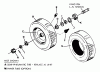 Snapper 3081 - 30" Rear-Engine Rider, 8 HP, Series 1 Ersatzteile Wheels - Front