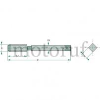Werkzeug Handgewindebohrer-Satz DIN2181 HSS-G