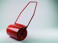 Garten Rasenwalze orange aus Stahl