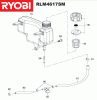 Ryobi Benzin RLM4617SM Ersatzteile Tank