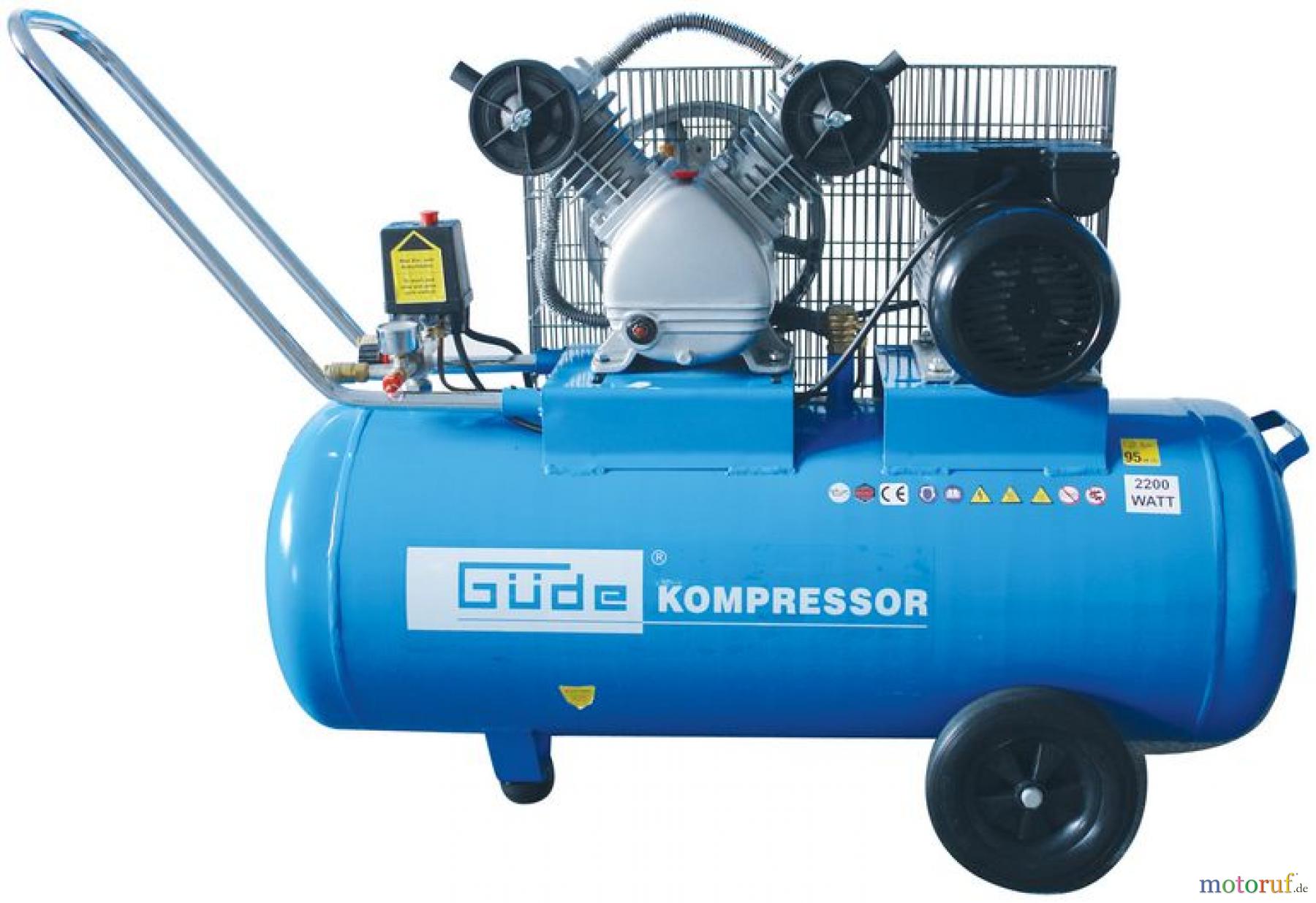  Güde Drucklufttechnik Kompressoren Ölgeschmiert ab 51l Kessel KOMPRESSOR 425/10/90 CD - 50057