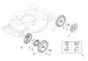 Global Garden Products GGP Benzin Mit Antrieb 2017 MCS 504 TR/E 4S Spareparts Wheels and Hub Cap s - STAR