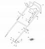 Global Garden Products GGP Baujahr 2017 Benzin Mit Antrieb 2017 MP1 554 WSE Ersatzteile Handle, Upper Part