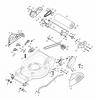 Global Garden Products GGP Benzin Mit Antrieb 2017 MP2 504 SVE-R (Roller) Ersatzteile Deck And Height Adjusting