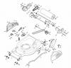 Global Garden Products GGP Benzin Mit Antrieb 2017 MP2 554 SV-R (Roller) Listas de piezas de repuesto y dibujos Deck And Height Adjusting