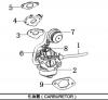 LONCIN Motoren Schneefräsen Motor LC190FDS Listas de piezas de repuesto y dibujos Vergaser