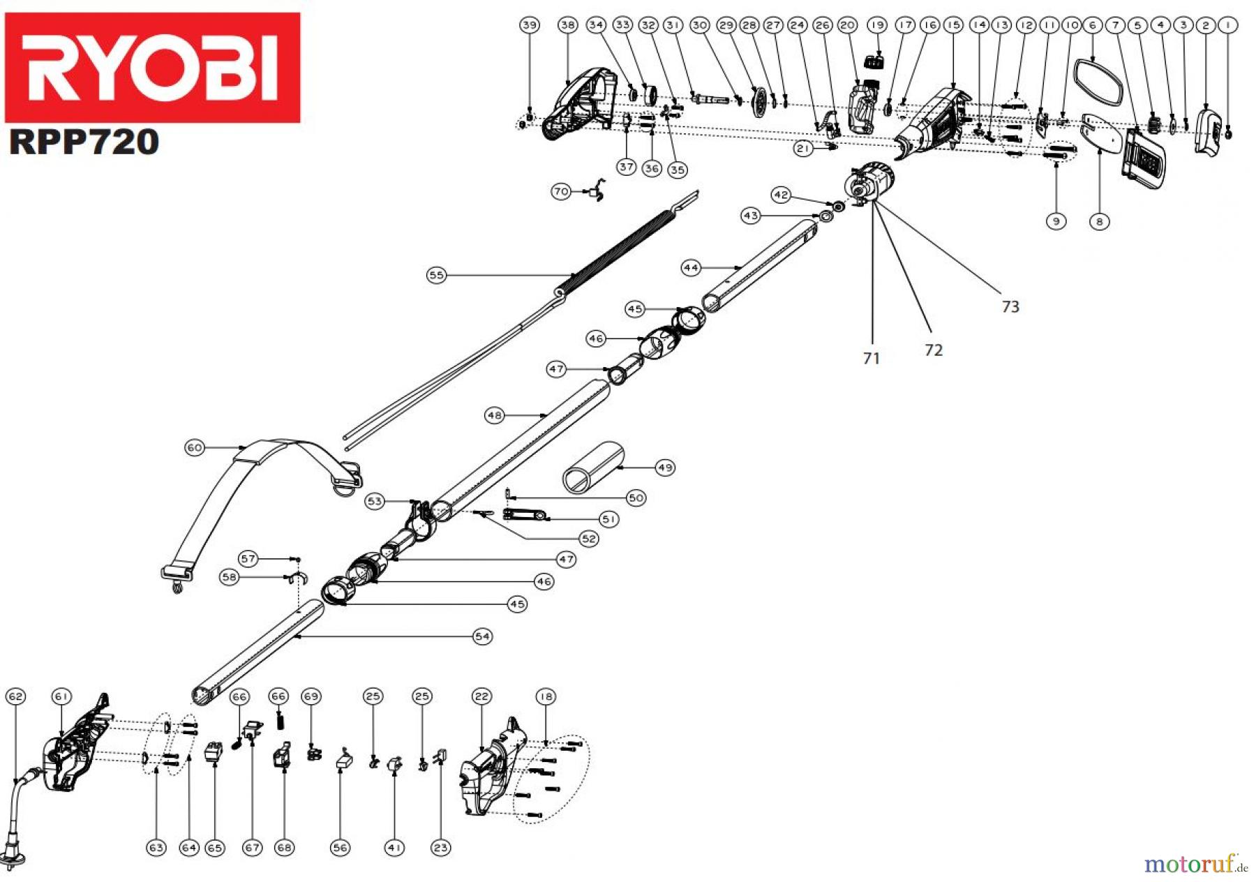  Ryobi Hochentaster RPP720