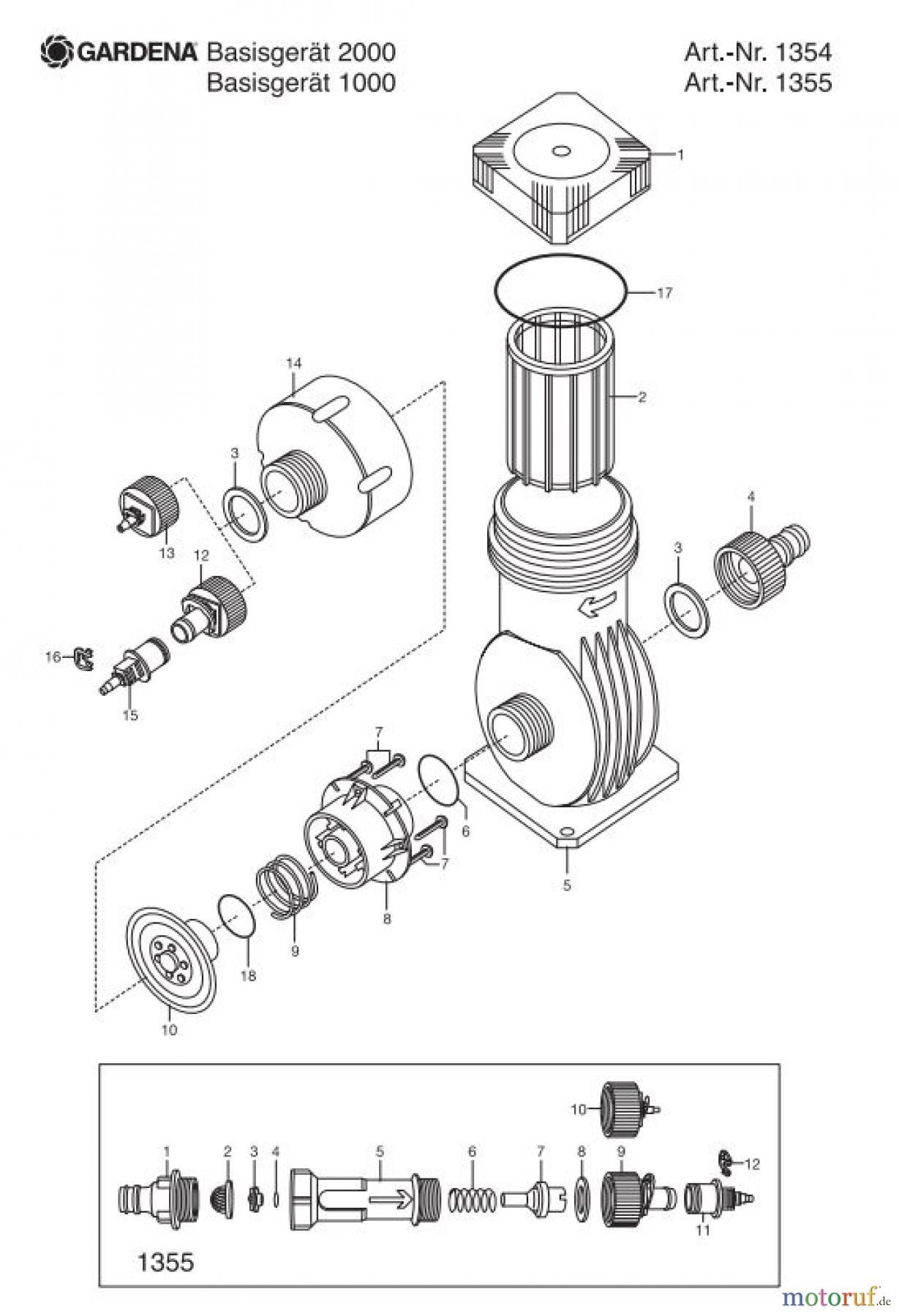  Gardena Sonstiges MDS Basisgerät 2000