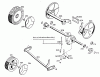 Wolf-Garten 6.42 BA 4722580 Series C (1996) Listas de piezas de repuesto y dibujos Gearbox, Wheels
