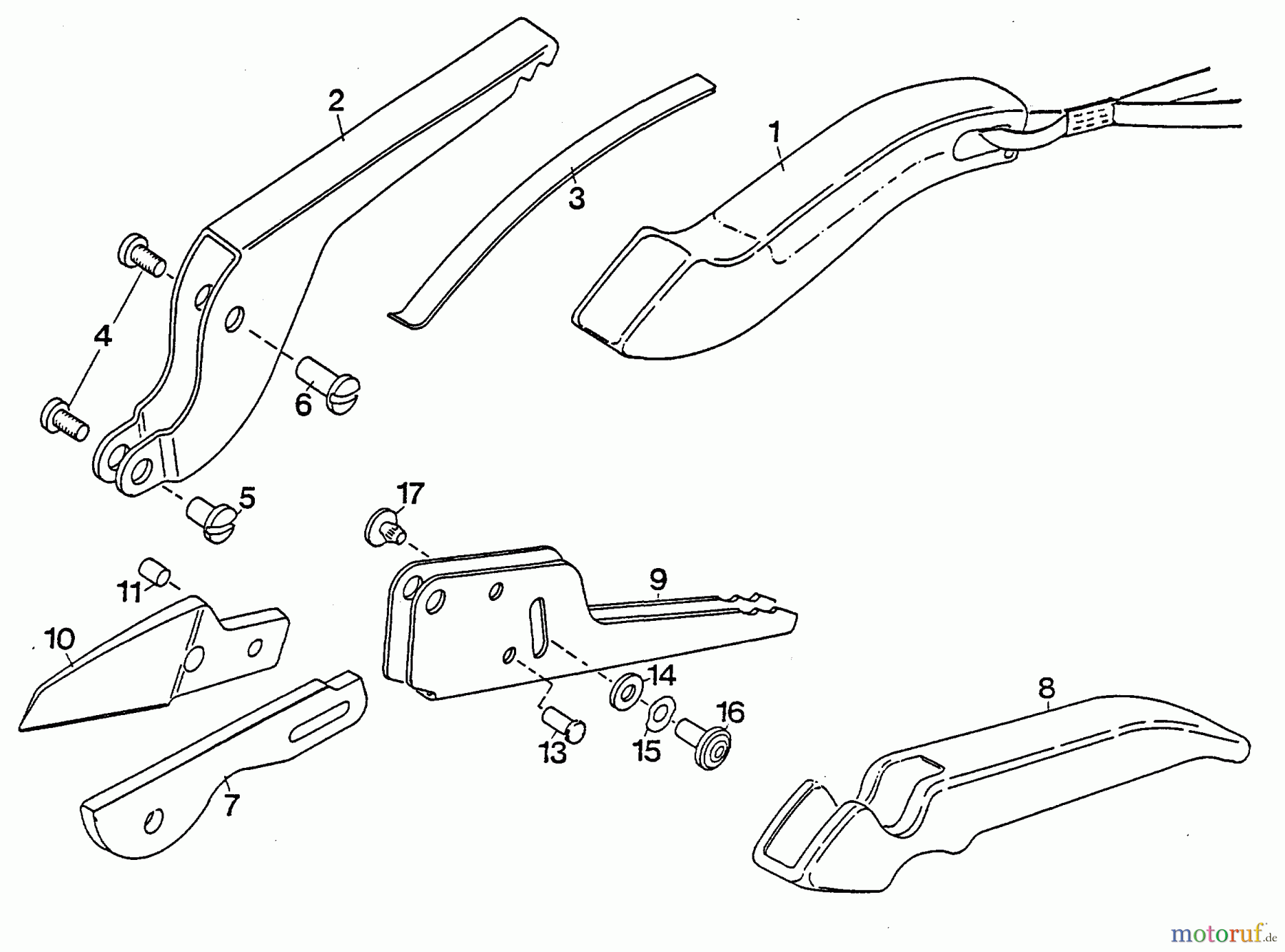 Wolf-Garten Gartenscheren (Amboss) OB-N 7222003  (1999) Grundgerät