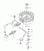 Wolf-Garten FC 180 V 2096080 (1999) Listas de piezas de repuesto y dibujos Flywheel, Ignition coil