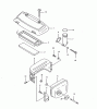 Wolf-Garten FC 180 V 2096080 (1999) Listas de piezas de repuesto y dibujos Muffler, Air cleaner