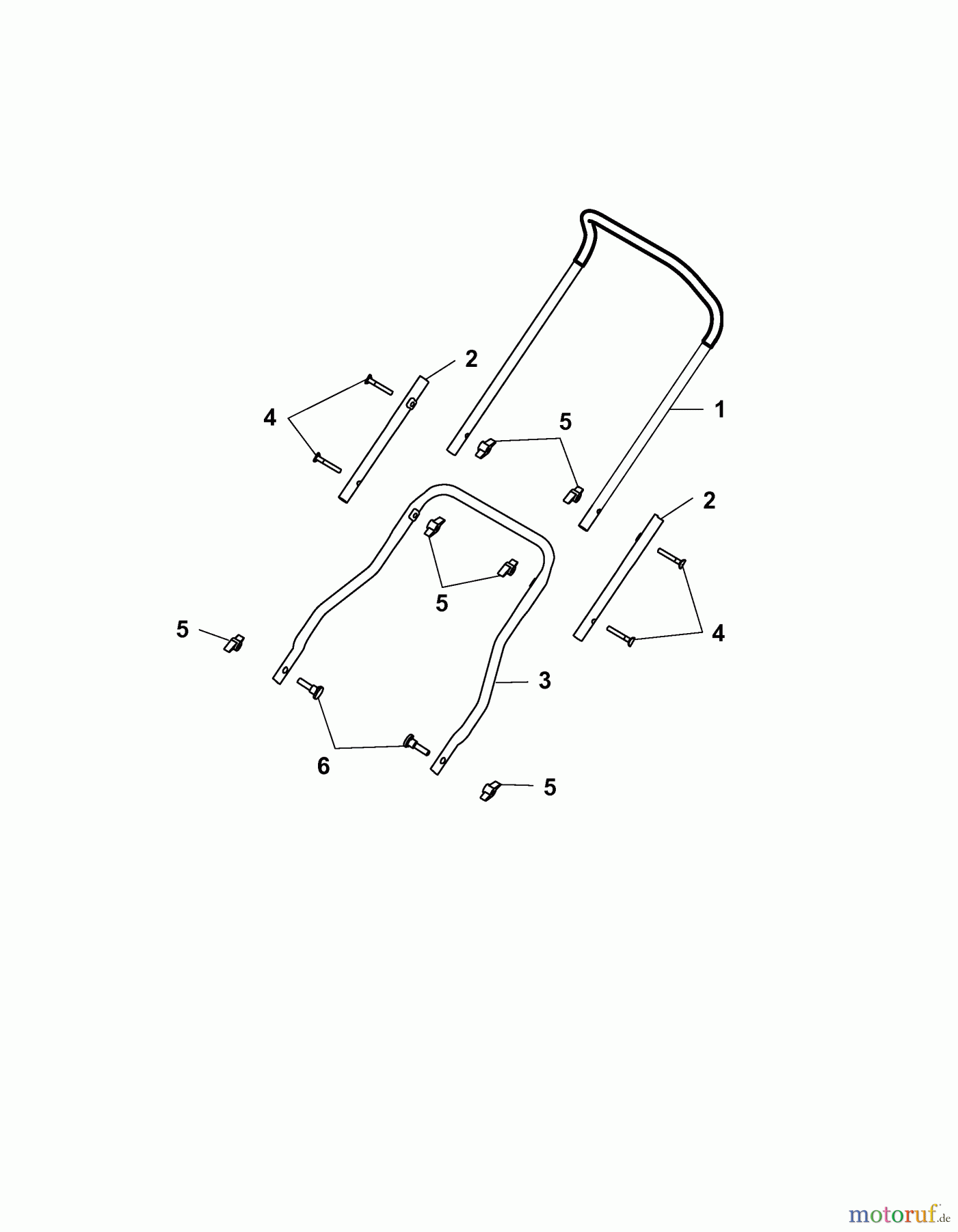  Wolf-Garten Spindelmäher TC 32 L 3628680 Serie A  (2007) Holm