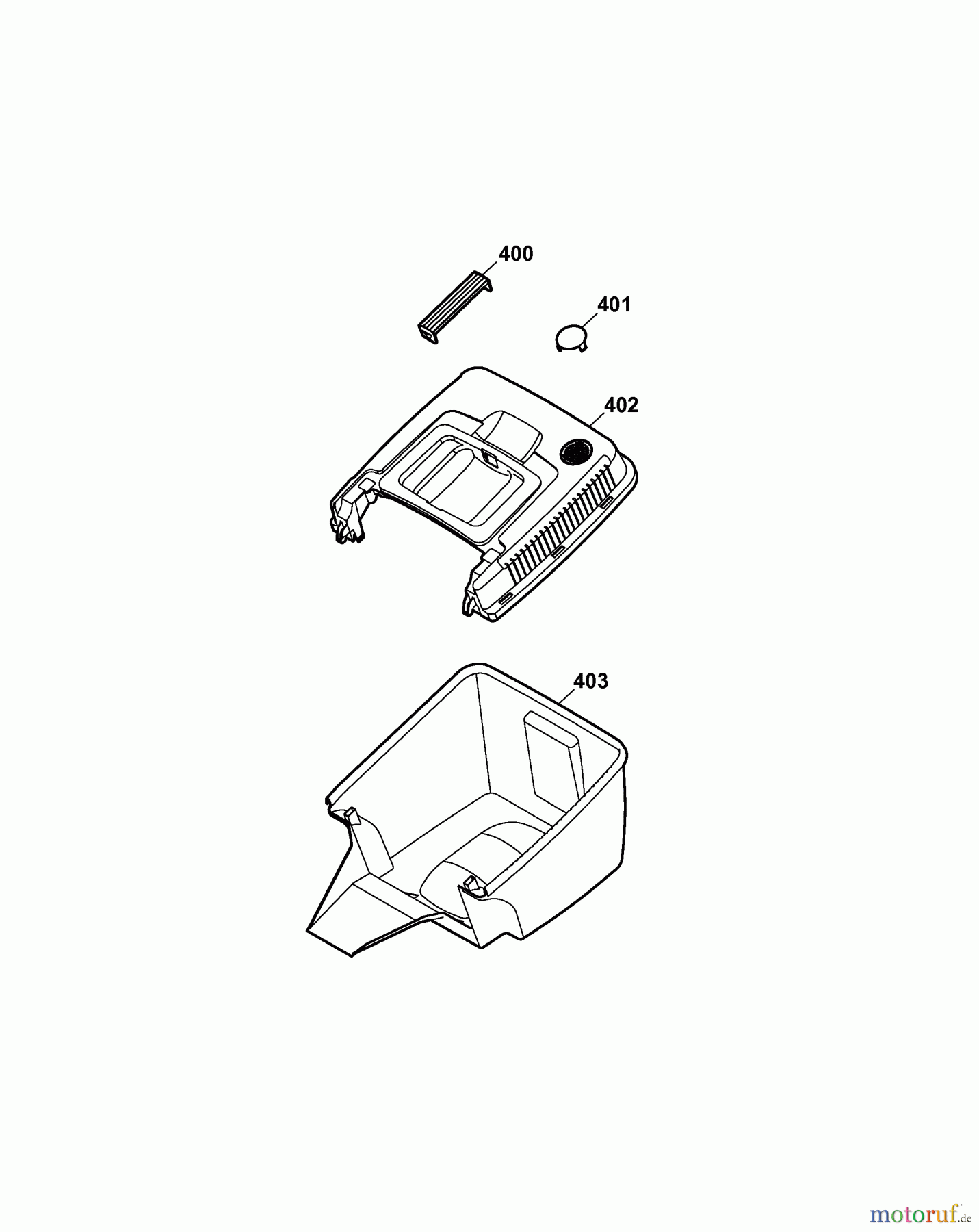  Wolf-Garten Elektromäher HB Campus 32 EL 4905006 Serie A  (2007) Grasfangkorb