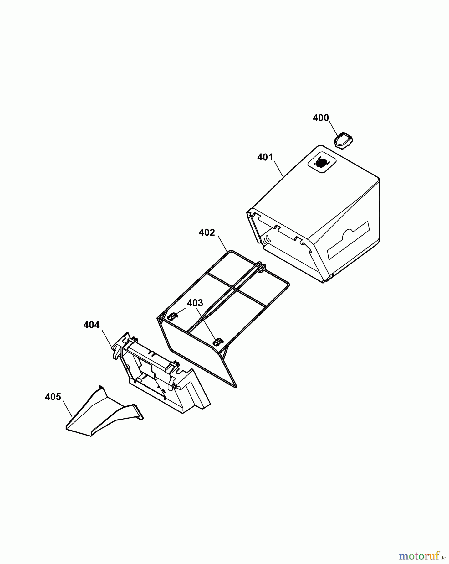 Wolf-Garten Elektromäher 6.40 E 4969000 Serie A  (2007) Grasfangsack