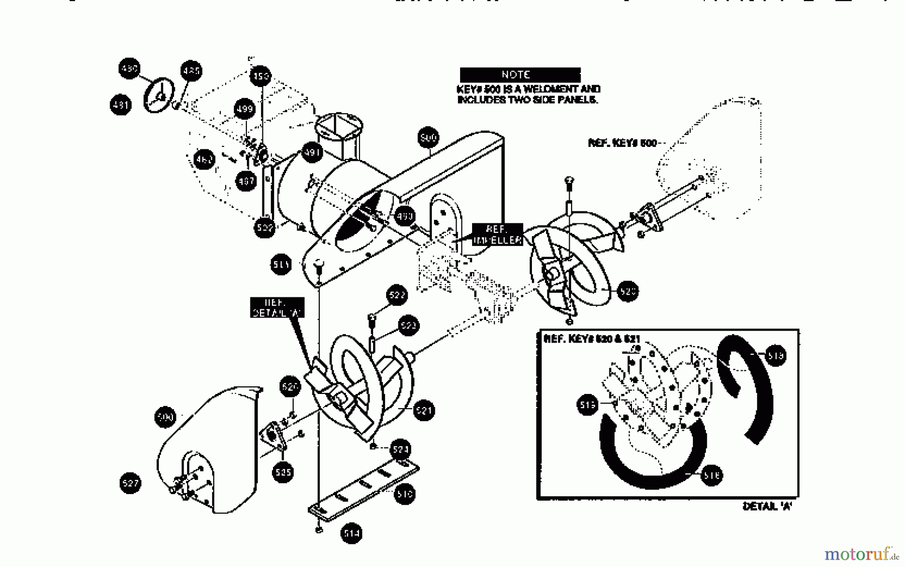  CRAFTSMAN Divers 5 HP SNOW THROWER 536.884790 Seite 5