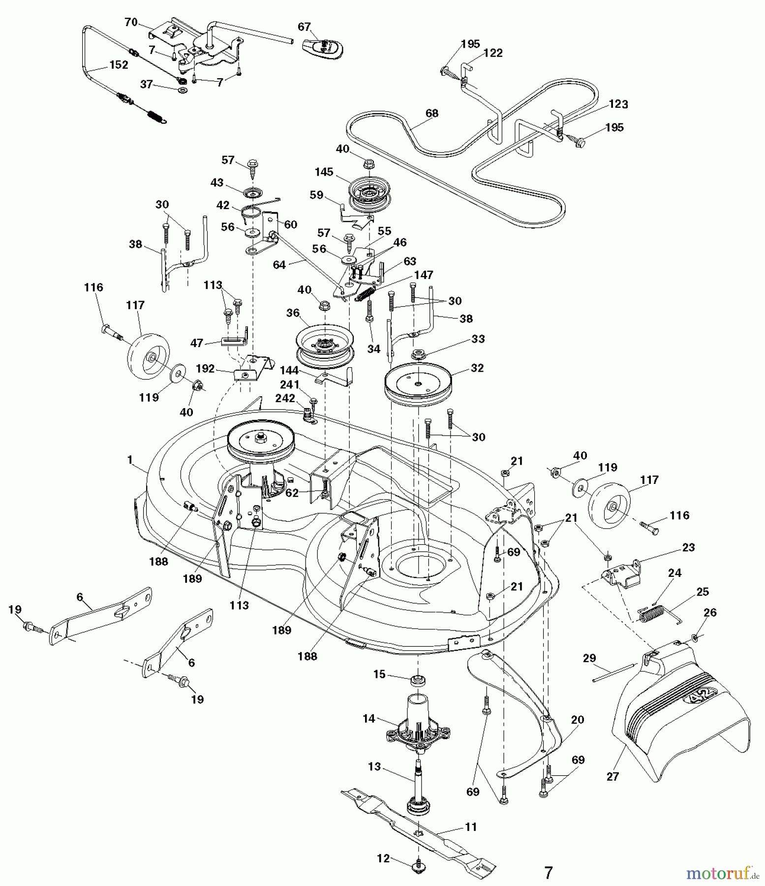  CRAFTSMAN Divers TRACTOR 917.203780 Seite 8