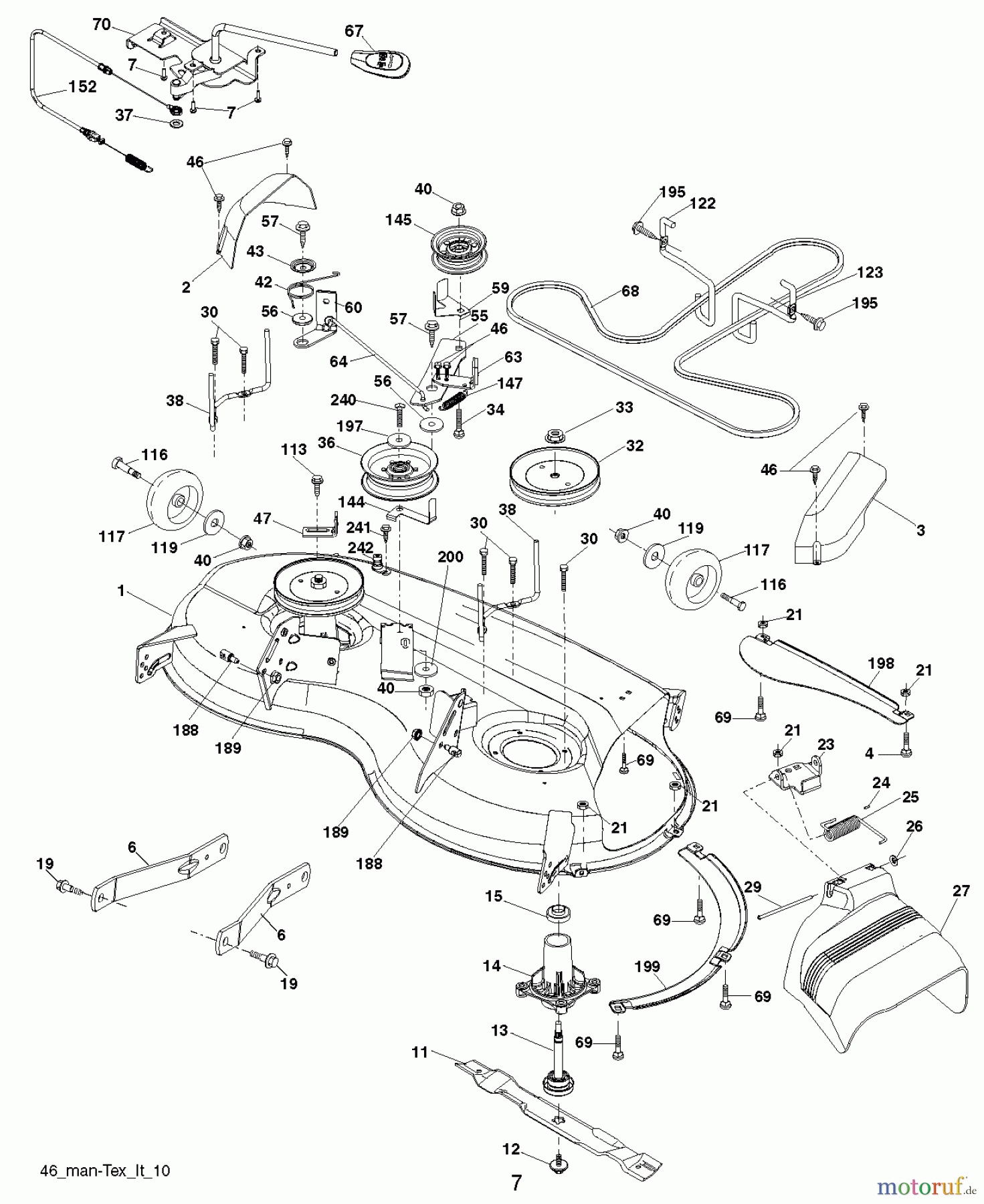  CRAFTSMAN Divers TRACTOR 917.203850 Seite 10