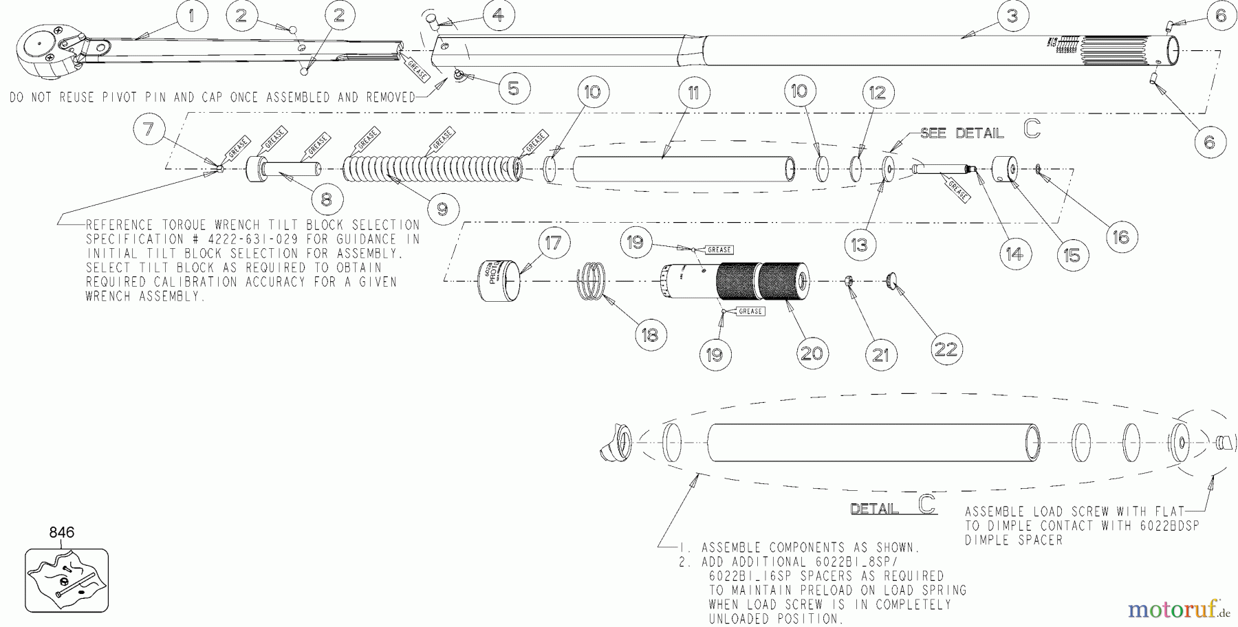  PROTO Divers TQ WR 1 DR 140-700 FT LB J6022B Seite 1