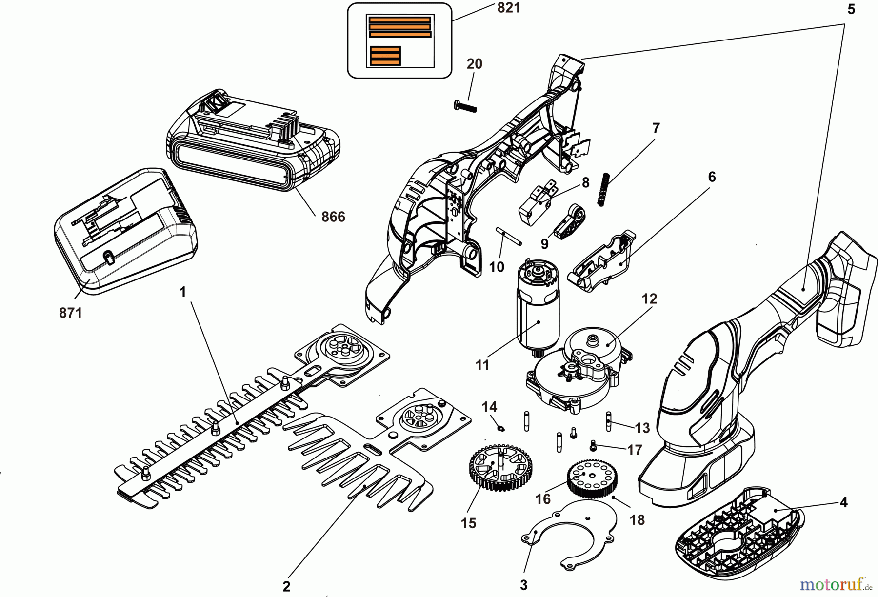  BLACK+DECKER PROFESSIONELL SCHEREN & KNABBERZEUG AKKU-SCHERE BCSS20D1 Seite 2