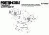 PORTER CABLE A 1.0HP 4G PC UM 1STG 120 CF1400 Ersatzteile Seite 1