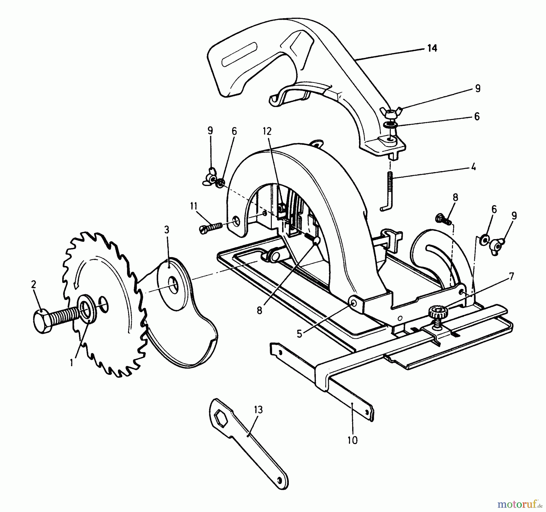  BLACK+DECKER INNENAUSSTATTUNG ZUBEHÖR, ANBAUGERÄTE & UNMOTORISIERT KREISSÄGENAUFSATZ D984 Seite 1