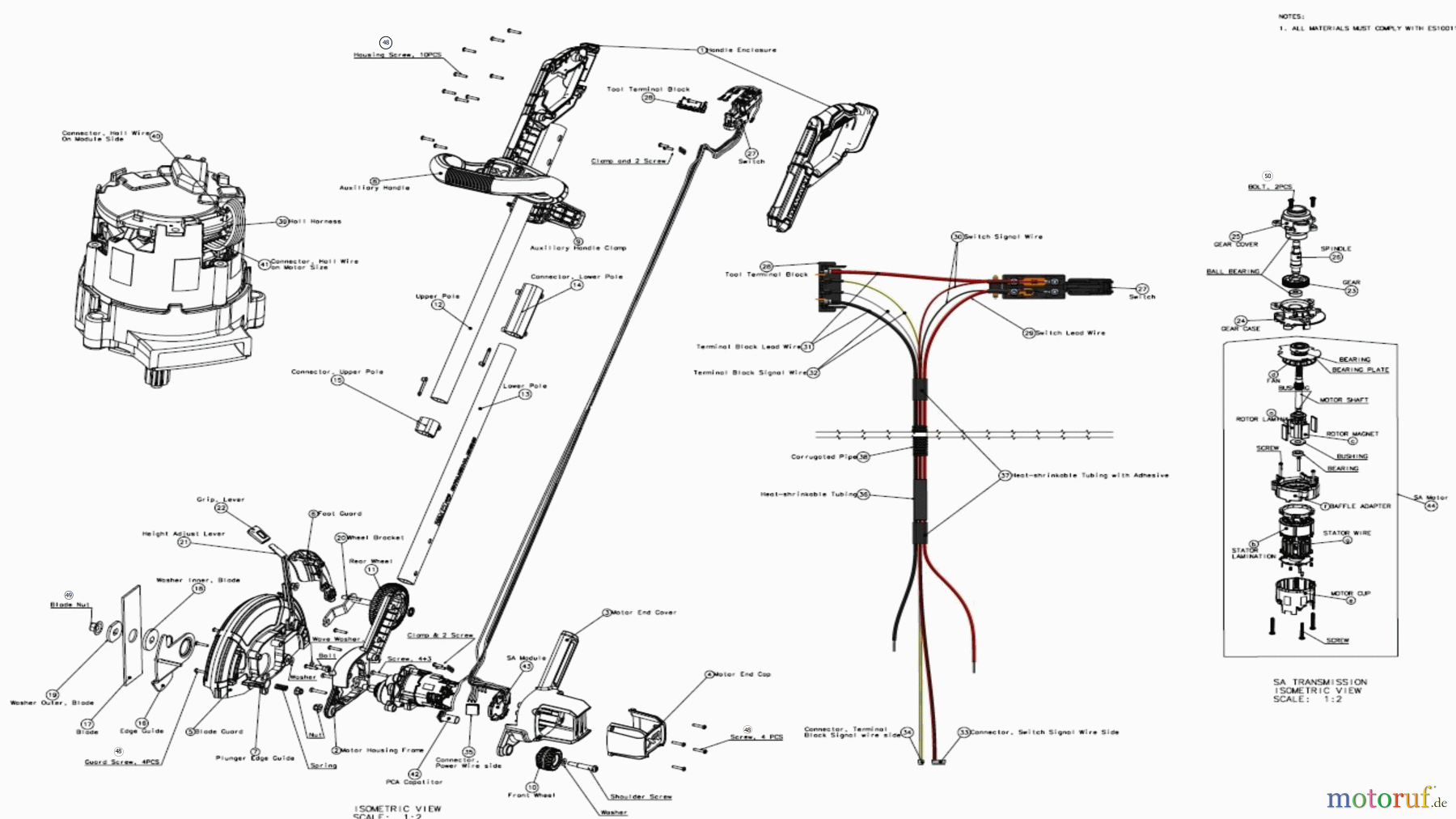  DEWALT Gartengeräte RASENKANTENSCHERE DCED400B Seite 2