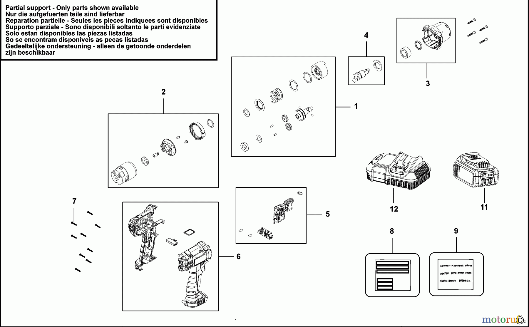  SIDCHROME POWER TOOLS CORDLESS SCHLAGSCHRAUBENSCHL. SCMT90011 Seite 1