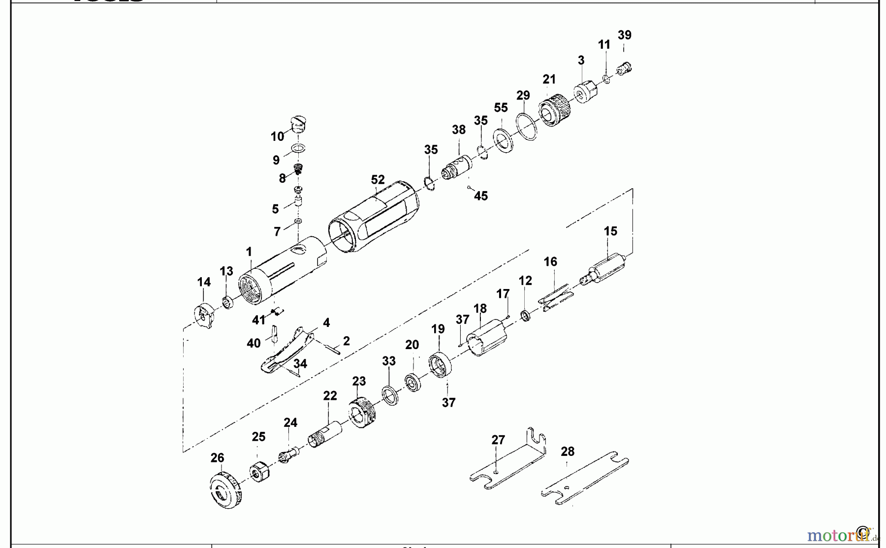  MAC POWER TOOLS SCHLEIFER AGQP100 Seite 1