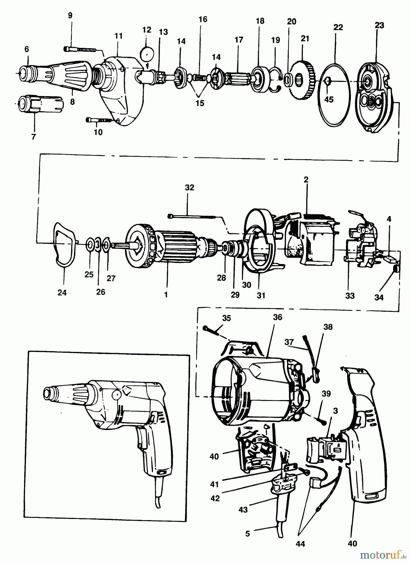  ELU DRILLING/DRIVING SCREWDRIVERS, RATCHETS & WRENCHES SCHRAUBENDREHER ESD701 Seite 1