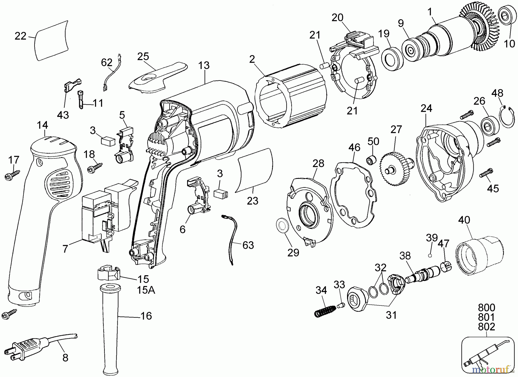  DEWALT Divers LEISTUNGSEINHEIT G4063SD Seite 1