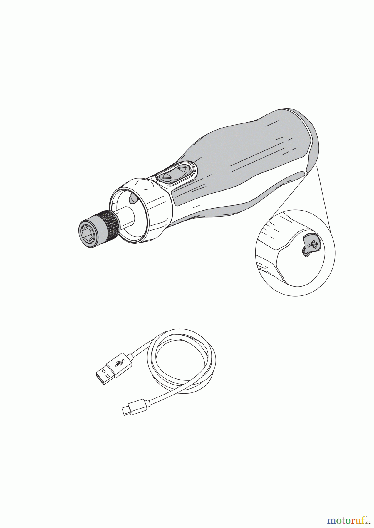  PROTO Divers AKKU-SCHAUBENDREHER J6652S Seite 1