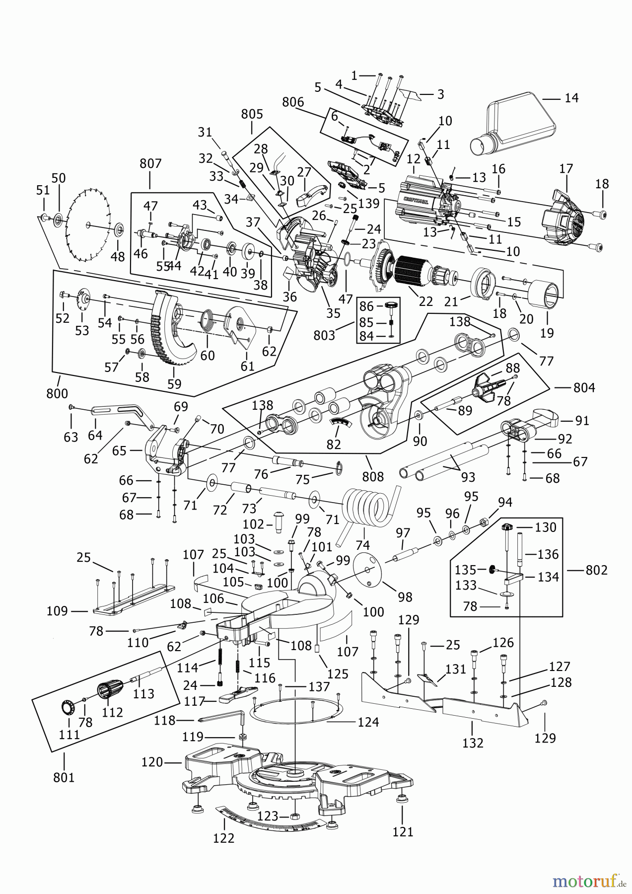 STANLEY WOODWORKING MITRE SAWS GEHRUNGSSÄGE SCM701M1 Seite 1
