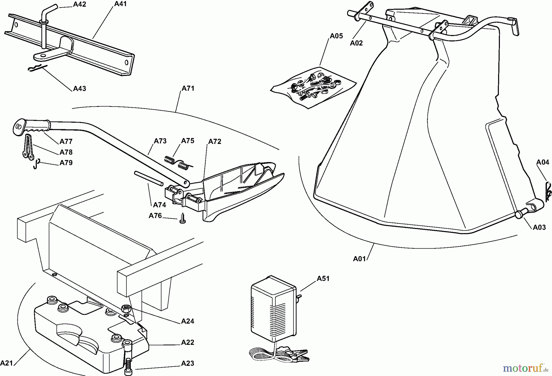  Dolmar Rasentraktoren TM9214H TM-92.14 H (2008) 12  ZUBEHÖR NACH ANFRAGE