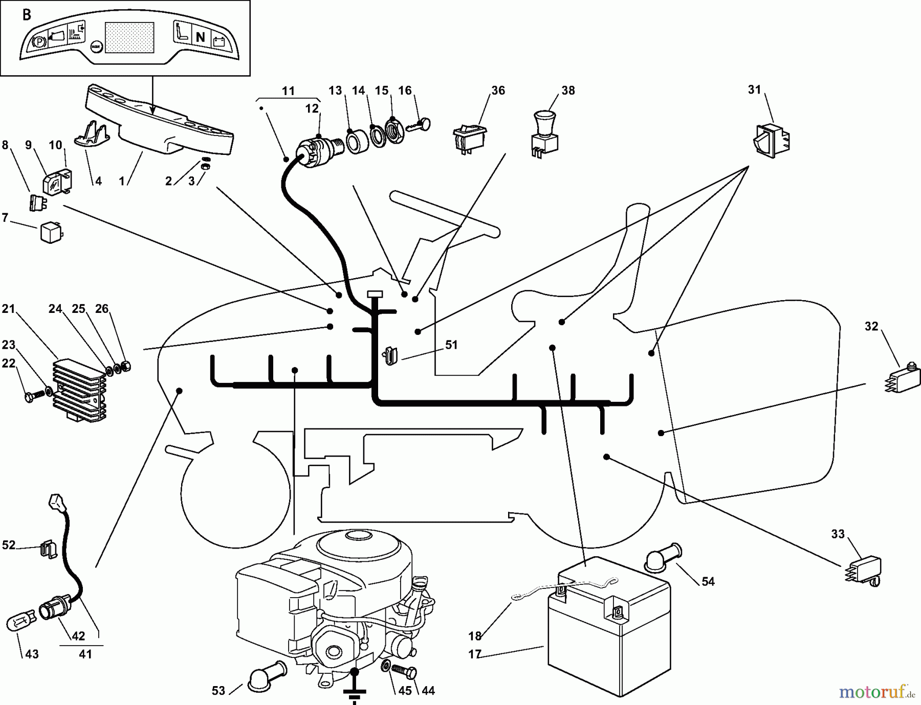  Dolmar Rasentraktoren TM-102.16 H2 TM-102.16 H2 (2011) 11c  ELEKTRISCHE TEILE