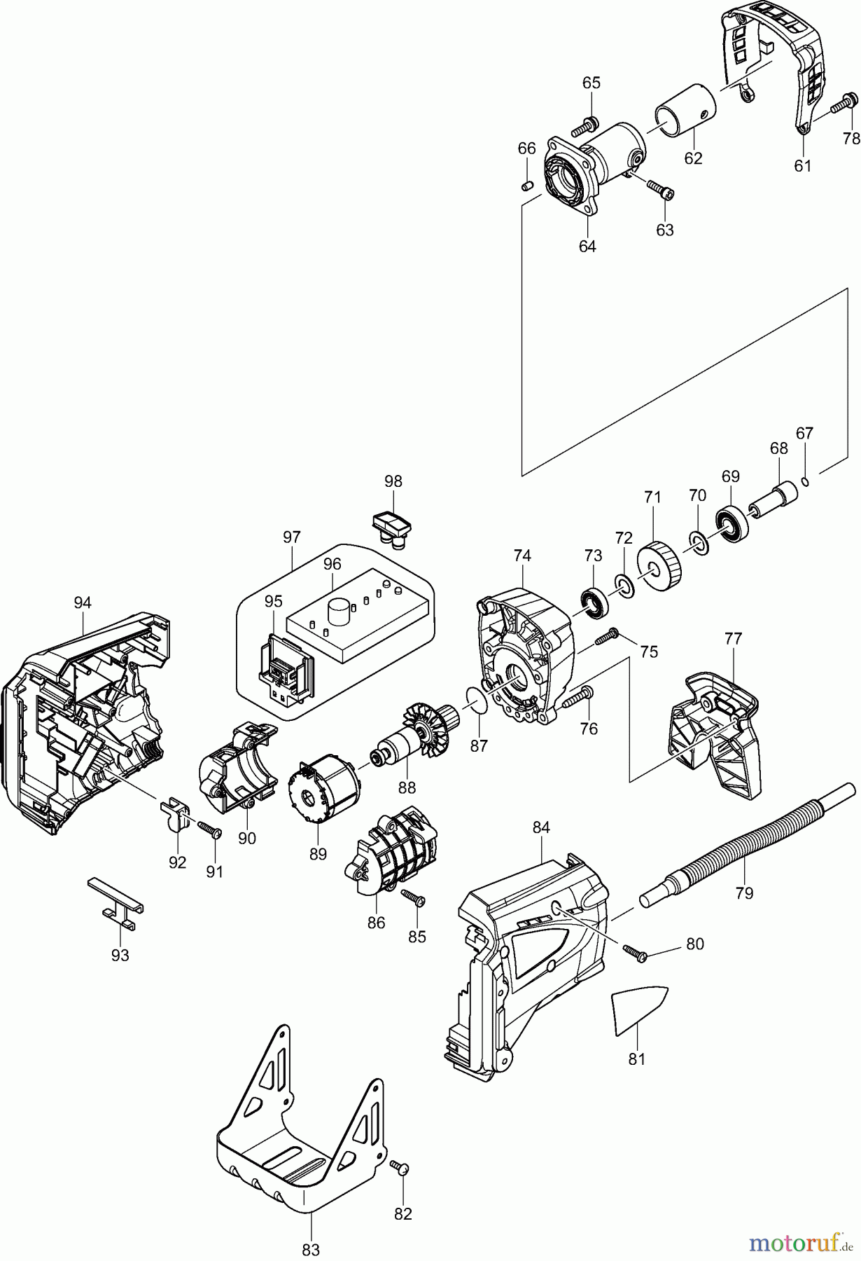  Dolmar Kombisysteme AC3610 2  Motor