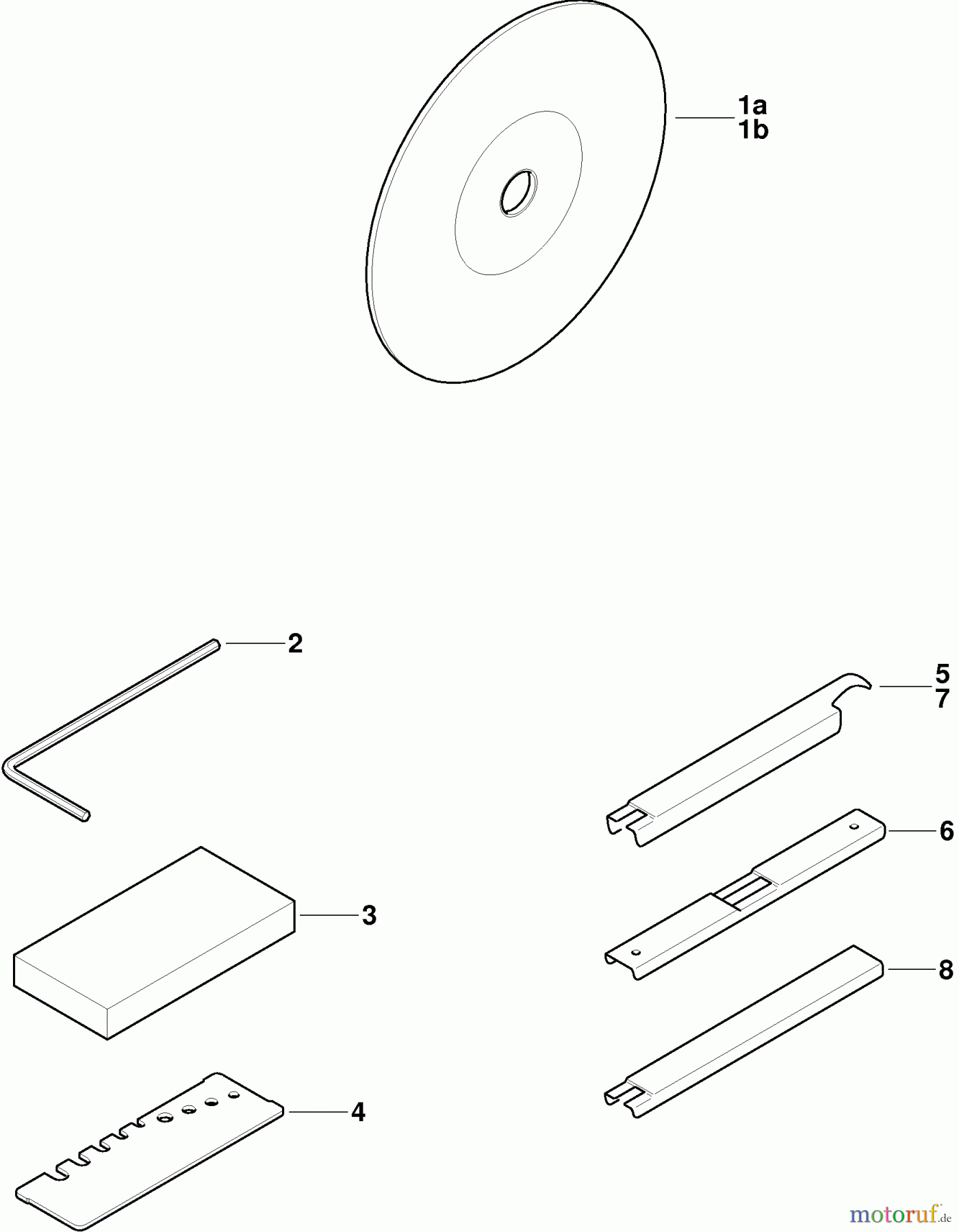  Dolmar Kettenschärfer KS-400 B 4  Schleifscheibe, Zubehör