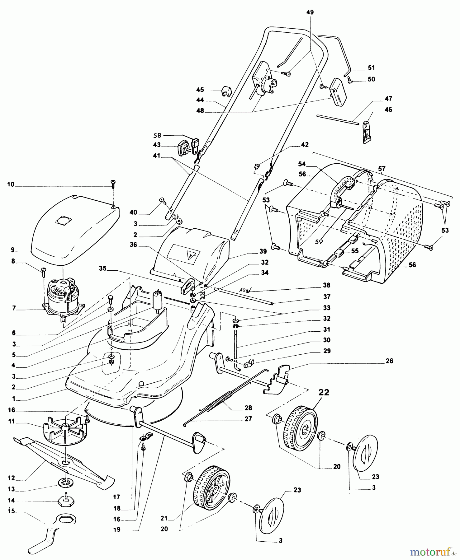  Dolmar Rasenmäher Elektro EM-4113 EM-4113 (1996) 3  EM-4113