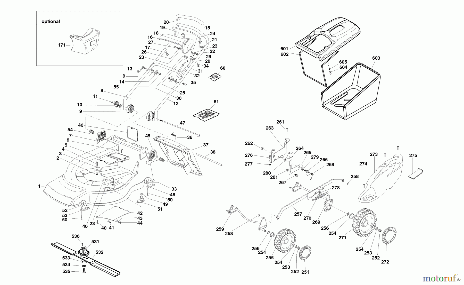  Dolmar Rasenmäher Benzin PM-4850 PM-4850 (2005) 9  PM-4850
