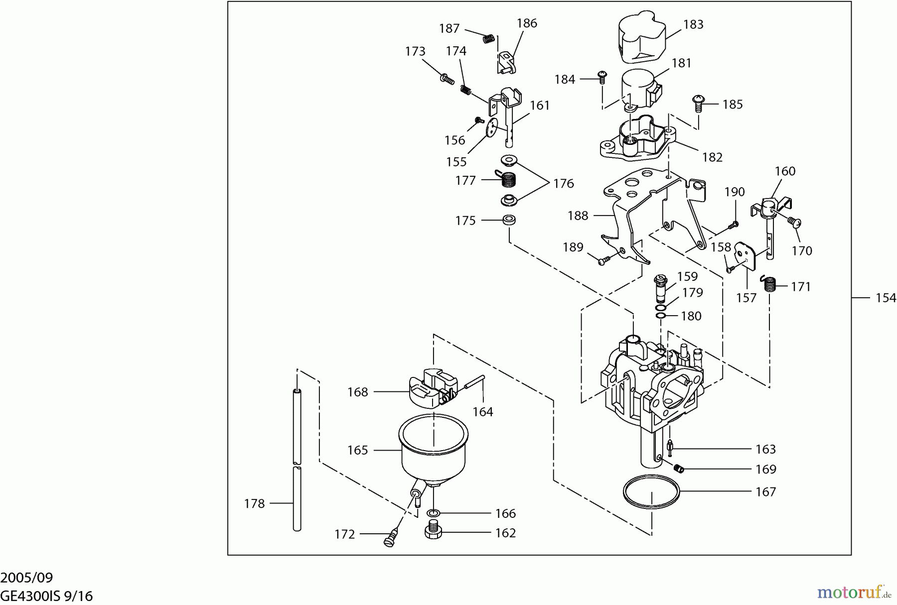  Dolmar Stromerzeuger GE-4300 IS 9  Vergaser