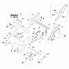 Viking Benzinrasenmäher MB 545.0 T Listas de piezas de repuesto y dibujos C - Rahmen, Höhenverstellung